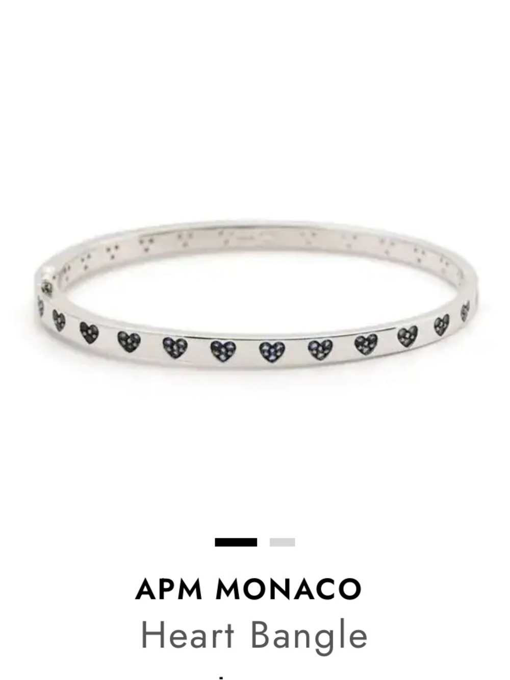 APM MONACO HEART BANGLE